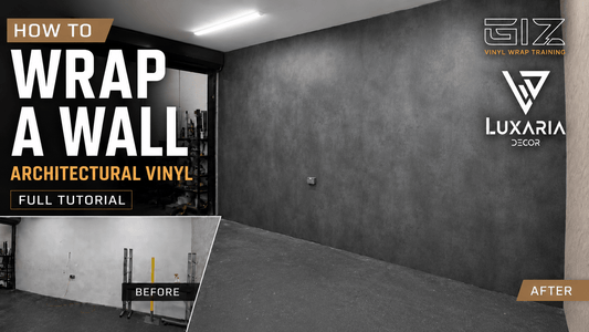 How to Vinyl Wrap a Wall – Full Architectural Vinyl Tutorial - Luxaria Decor
